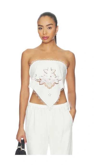 Monse Table Cloth Top In White