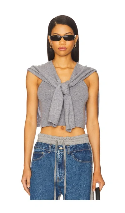 Monse Tie Scarf Knitted Top