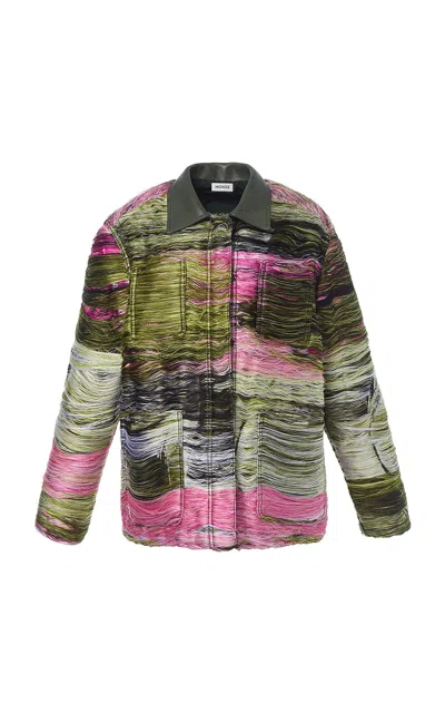 Monse Tulip Fringed Jacket In Multi