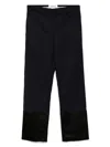 Monse Tuxedo Cuff Trousers In Blue