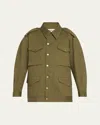 Monse Utlilty Pocket Jacket In Olive