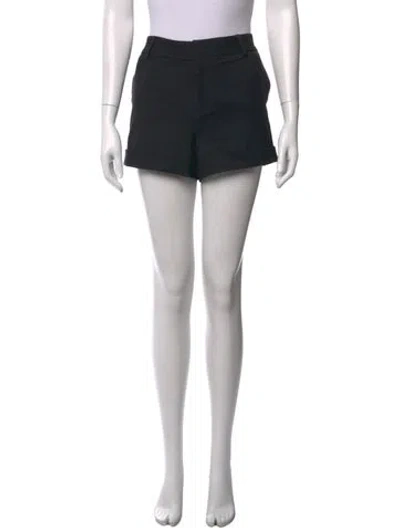 Pre-owned Monse Virgin Wool Mini Shorts In Black