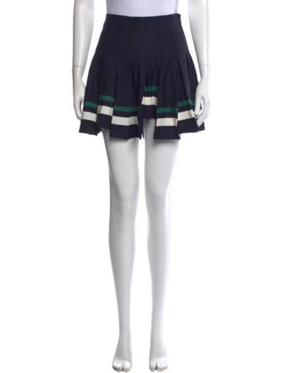 Pre-owned Monse Virgin Wool Mini Skirt In Black
