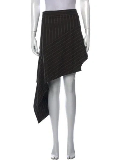 Pre-owned Monse Virgin Wool Mini Skirt W/ Tags In Black