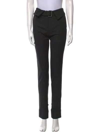 Pre-owned Monse Virgin Wool Wide Leg Pants In Black