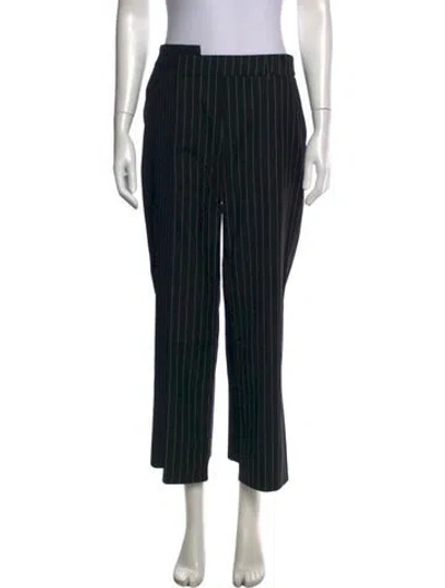 Pre-owned Monse Virgin Wool Wide Leg Pants In Black