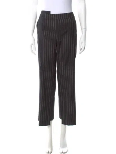 Pre-owned Monse Virgin Wool Wide Leg Pants In Gray