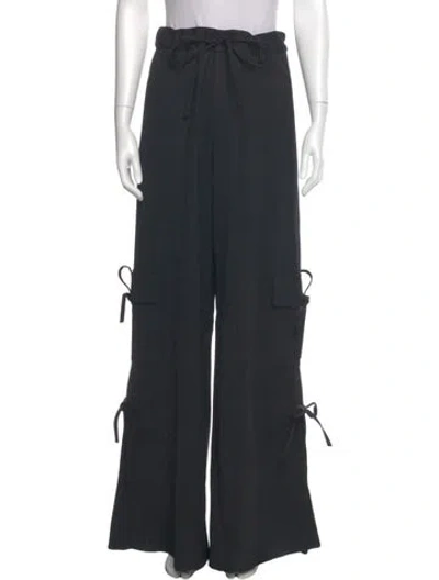 Pre-owned Monse Wide Leg Pants In Black