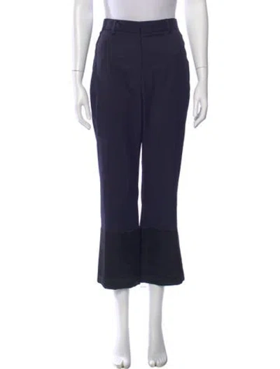 Pre-owned Monse Wide Leg Pants In Blue