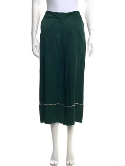 Pre-owned Monse Wide Leg Pants In Green