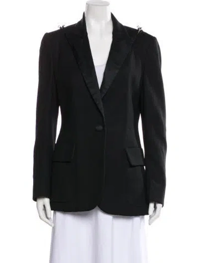 Pre-owned Monse Wool Blazer In Black