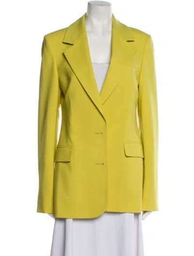 Pre-owned Monse Wool Blazer In Yellow