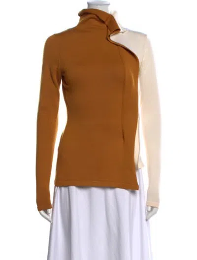 Pre-owned Monse Wool Colorblock Pattern Sweater In Neutrals