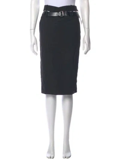 Pre-owned Monse Wool Knee-length Skirt W/ Tags In Gray