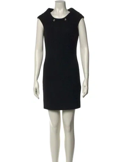 Pre-owned Monse Wool Mini Dress In Black
