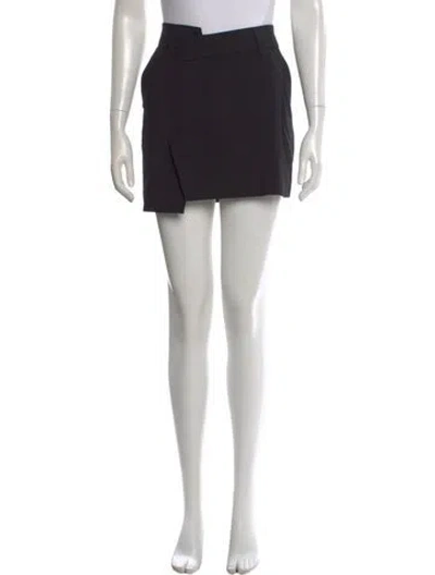 Pre-owned Monse Wool Mini Skirt In Black