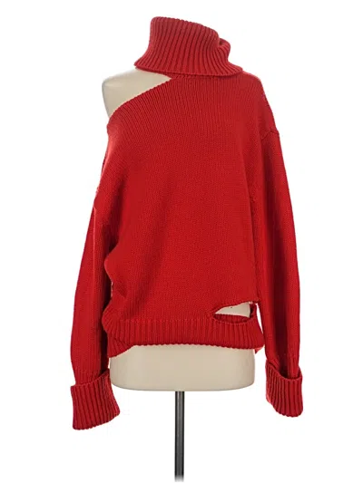 Pre-owned Monse Wool Pullover Sweater In Red