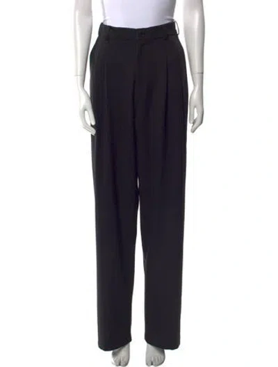 Pre-owned Monse Wool Straight Leg Pants In Black