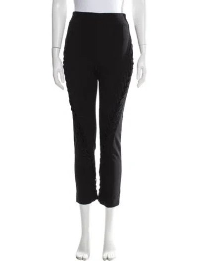 Pre-owned Monse Wool Straight Leg Pants In Black