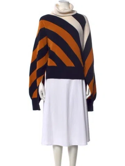 Pre-owned Monse Wool Striped Sweater In Neutrals