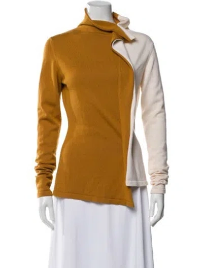 Pre-owned Monse Wool Turtleneck Sweater In Multi