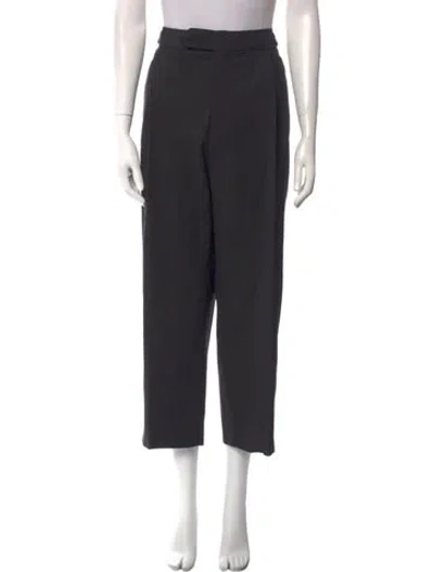 Pre-owned Monse Wool Wide Leg Pants In Gray