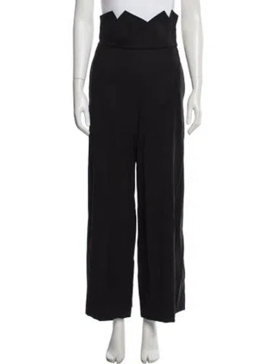 Pre-owned Monse Wool Wide Leg Pants In Gray