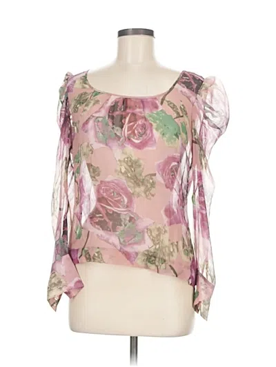Pre-owned Monsoon 3/4 Sleeve Blouse In Pink