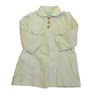Pre-owned Monsoon Kids' Girls Beige Jacket