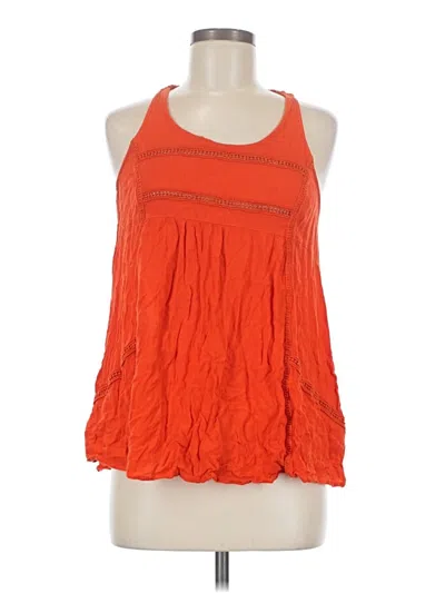 Pre-owned Monsoon Sleeveless Blouse In Orange