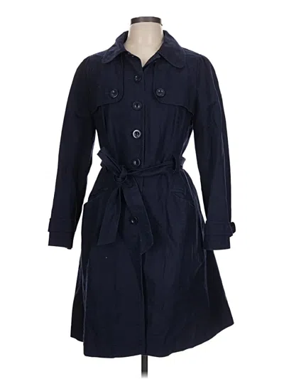 Pre-owned Monsoon Trenchcoat In Blue