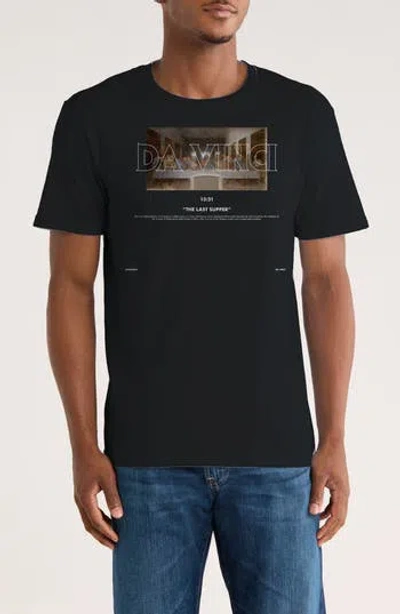 Monster Digital Apoh Da Vinci Last Supper Graphic T-shirt In Black