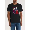 Monster Digital Beetlejuice Graphic T-shirt In Black