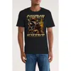 Monster Digital Bootleg Cowboy Graphic T-shirt In Black
