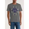 Monster Digital Harry Potter Blue Christmas Graphic T-shirt In Gray