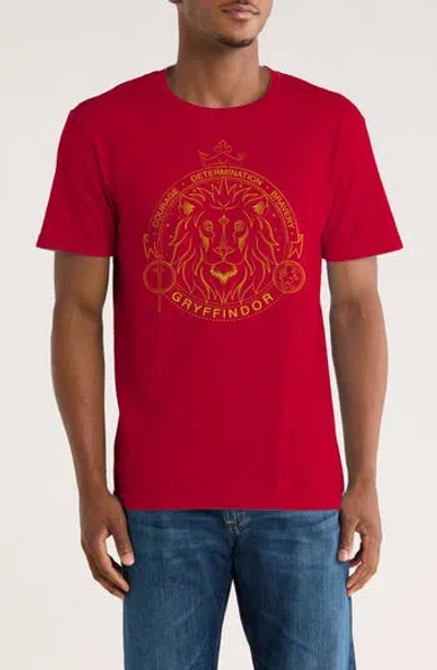 Monster Digital Harry Potter Minimalist Gryffindor Graphic T-shirt In Red
