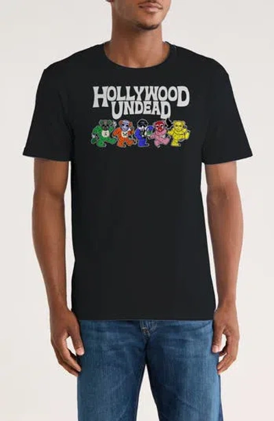 Monster Digital Hollywood Undead Graphic T-shirt In Black