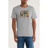 Monster Digital Kandinsky Graphic T-shirt In Gray