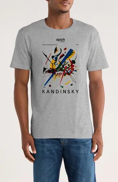 Monster Digital Kandinsky Small Worlds Graphic T-shirt In Gray