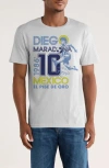 Monster Digital Maradona Diego El Pide Graphic T-shirt In White