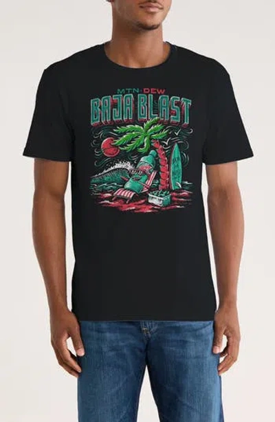 Monster Digital Mountain Dew Baja Graphic T-shirt In Black