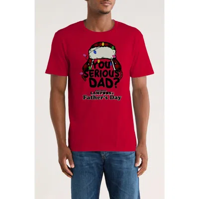 Monster Digital National Lampoon You Serious Dad Graphic T-shirt In Red