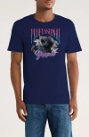 Monster Digital Professional Yapper Graphic T-shirt In Blue