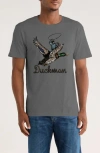 Monster Digital Riley Green Duckman Graphic T-shirt In Gray