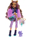 Monster High Clawdeen Wolf Fashion Doll With Pet Dog Crescent And Accessories In No Color