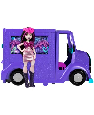 Monster High Kids' Draculaura Doll And Fangtastic Rockin Food Truck Playset In Multi-color