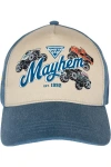 Monster Jam Adjustable Strapback Baseball Cap In Blue