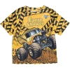 Monster Jam Babies'  Athletic Jersey Graphic T-shirt In Yellow
