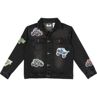 Monster Jam Kids'  Boys' Denim Jacket In Multi