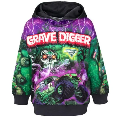 Monster Jam Fleece Hooded Sweatshirt In Multi